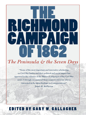 cover image of The Richmond Campaign of 1862